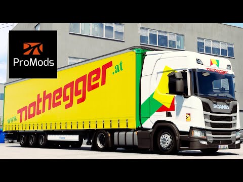 🚛 [POV] SCANIA NEXT GENERATION R450 NOTHEGGER SOUND REALISTIC - PROMODS 2.61 Linz to Zagreb.