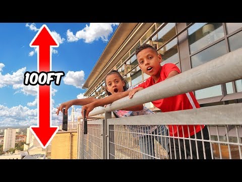 Last Person to Drop iPhone wins $10000 - Challenge!!