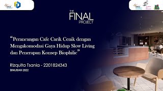 Perancangan Cafe Carik Cenik dengan Mengakomodasi Gaya Hidup Slow Living dan Penerapan Konsep Biophilic