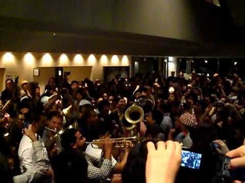 Kočani Orkestar after concert in Tokyo - 2012.9.30