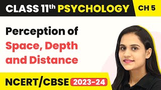 Perception of Space, Depth and Distance | Class 11 Psychology Chapter 5