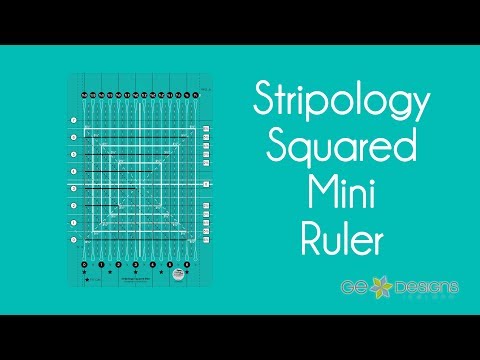 Gudrun Erla, creator of the Stripology Rulers, introduces the Stripology Squared Mini Ruler