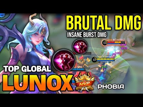 LUNOX BEST BUILD 2022 | TOP GLOBAL LUNOX GAMEPLAY | MOBILE LEGENDS✓