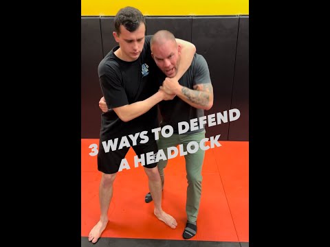 3 ways to defend a headlock #selfdefense