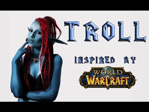 Female Troll- facepainting/ transformation (WoW) | Making Hell