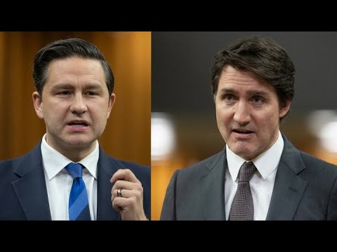 Caught On Camera Trudeau And Poilievre Spar Over The Horrible Liberal Record On Housing