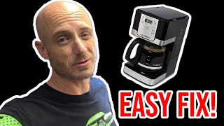 How to fix a coffee maker that won