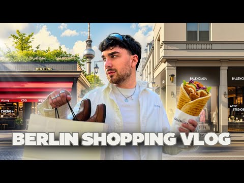XXXL SHOPPING TOUR, AWESOME SHOPS & FOOD SPOTS in BERLIN 🛍️🥙 ft. BALENCIAGA STEAL + BEST DONER 🇩🇪