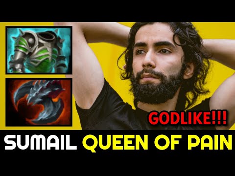 SUMAIL Queen of Pain Godlike with Situational Build Dota 2