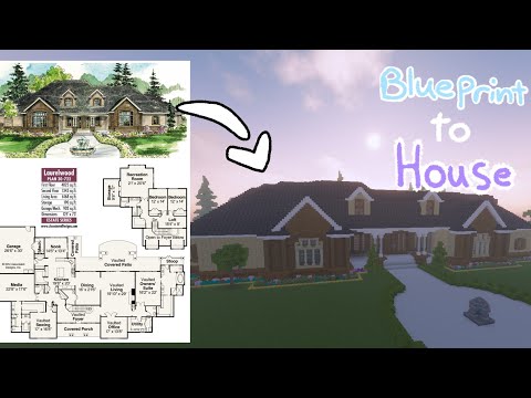 Shocking Transformation: Blueprint to Minecraft House!