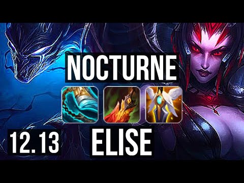 NOCTURNE vs ELISE (JNG) | 9/3/13, 400+ games, Dominating | EUW Master | 12.13