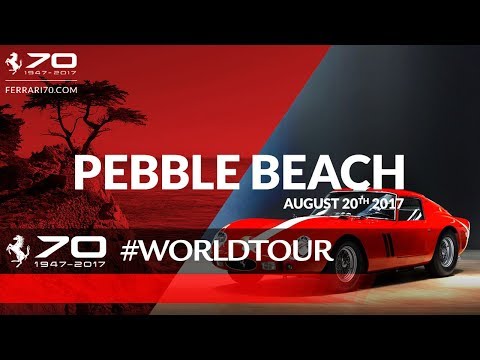 70 Years Celebrations – Pebble Beach Concours, August 17 – 20 2017
