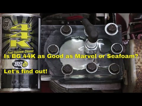 Is BG 44K as Good as Seafoam or Marvel Mystery Oil in a Gas Engine?  Let's find out!