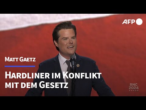 Trumps Justizminister Matt Gaetz: Ultrarechter Hardliner im Konflikt mit dem Gesetz | AFP