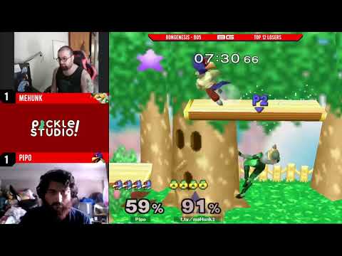 BONGENESIS - Hunk vs Pipo - Losers Round 5 - Sheik vs Falco