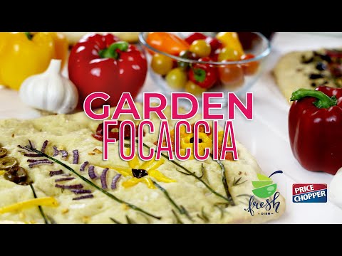 Fresh Dish Foodie: Garden Focaccia