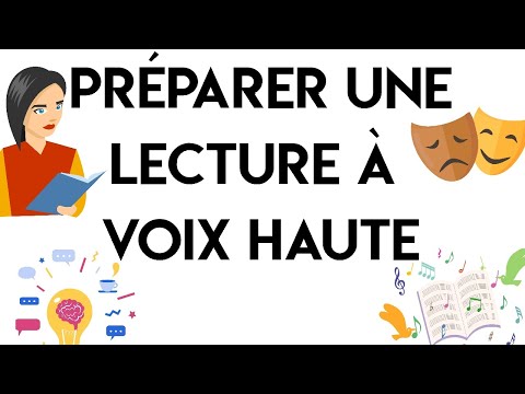 Prepare a reading aloud