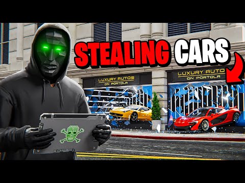 HACKER STEALS CARS IN GTA 5 RP