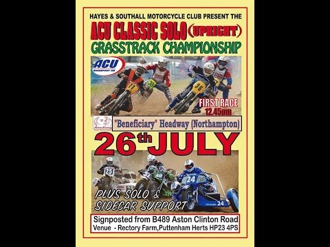 HAYES and SOUTHALL MOTORCYCLE CLUB GRASSTRACK CHAMPIONSHIP !! TEAM FRENCHY #99 !!! 26/7/15