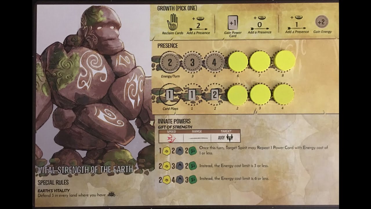 Spirit Island Guide - Vital Strength of the Earth