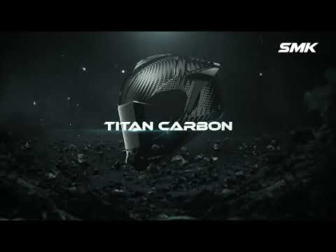 SMK Titan Carbon - Full face Helmet Motorcycle Helmet for Men and women SMK Titan Carb...