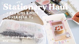 A7 6 ring Binder Shopee Stationery Haul - Toko Lokal Indonesia