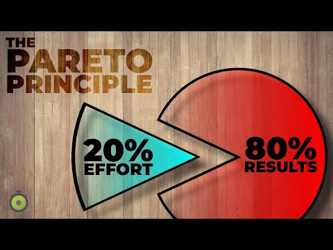 THE PARETO PRINCIPLE - THE 80/20 RULE - Business hack 101 | One minute summary