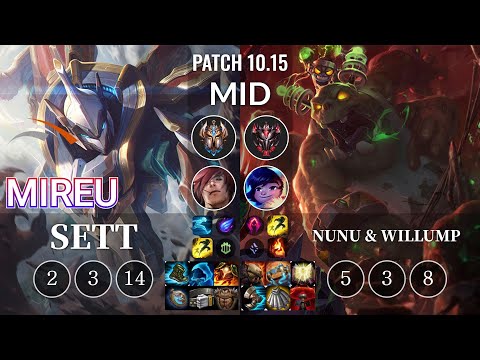 HLE Mireu Sett vs Nunu & Willump Mid - KR Patch 10.15