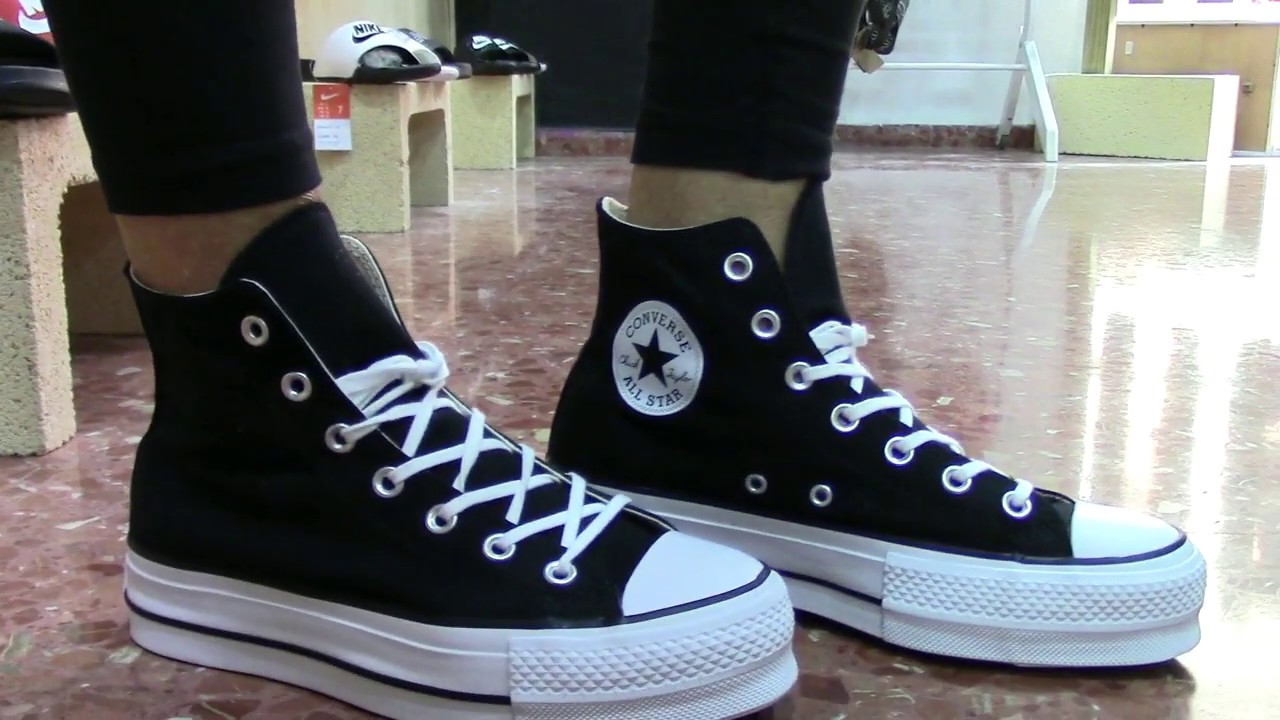 CONVERSE Botas Plataforma Negras -  Tienda Converse Valencia 2019 -2020