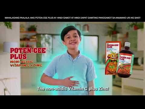 Poten-Cee Plus Non-Acidic Vitamin C + Zinc (Carpet Bag 10s)