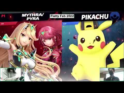 @pinkbombo91 (Pythra) vs. NadiA (Pikachu) - Winners Semis - Flatty Feb 2022