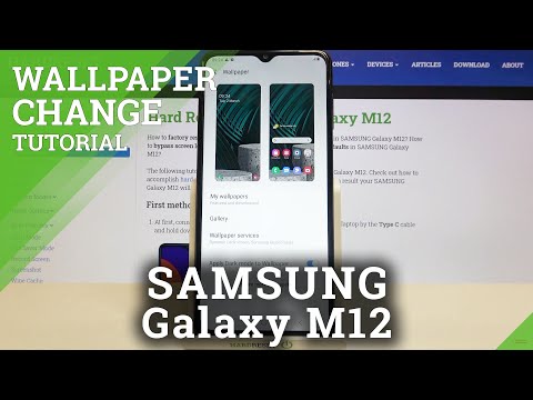 How to Change Wallpaper on SAMSUNG Galaxy M12 – Set New Wallpaper