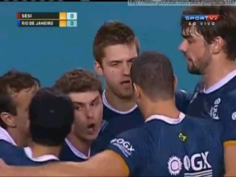 Superliga Masculina de Volei 2012/2013 - Sesi SP 2 x 3 RJX Rio de Janeiro