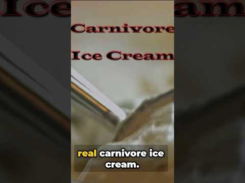 The REAL Carnivore Ice Cream | 4-Ingredient Frozen Custard #Carnivore #IceCream #CarnivoreDiet