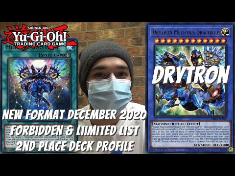 Yugioh New Format December 2020 Locals 2nd Place Deck Profile - Drytron - Zubair Khan
