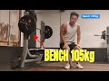 🇩🇪Realistic Day in the Life of JAPANESE Software Engineer in GERMANY on SUNDAY/ BENCH PRESS 105kg