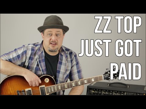 ZZ Top Just Got Paid Guitar Lesson + Tutorial
