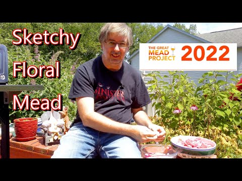 Sketchy Floral Mead - Great Mead Project 2022