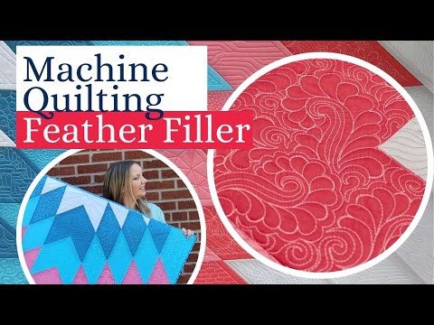 Machine Quilting a Feather Filler: FMQ Challenge with Angela Walters