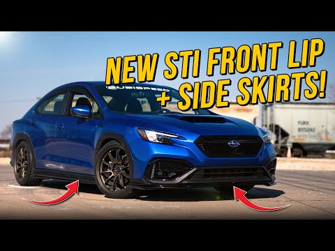 Installing STI Side Skirts + Front Lip on the 2022 WRX!