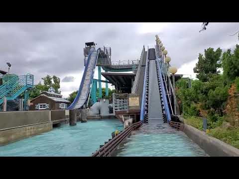 Log Ride at Castle Park, Riverside CA - Finally reopened 9-2-23