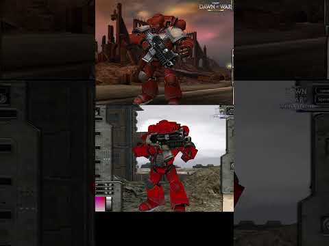 Dawn of War Soulstorm (2008) vs Definitive Edition (2025) - Space Marines Graphics Comparison