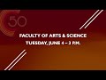 Faculty of Arts and Science, Tuesday, June 4, 2024 - 3 p.m.