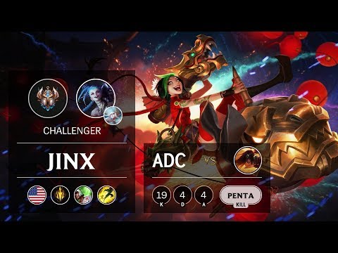 Jinx ADC vs Sivir - NA Challenger Patch 9.9