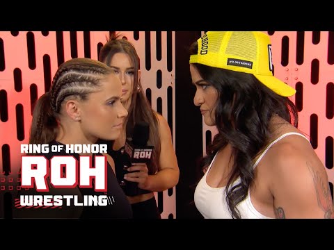 Leyla Hirsch And Diamante Agree To Meet In No DQ Fight During Confrontation On 6/27 ROH On HonorClub
