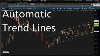 Automatic Trend Lines for ThinkorSwim (Free Indicator) | ThinkScript Study