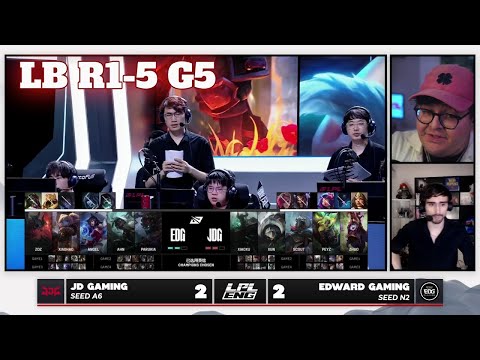JDG vs EDG - Game 5 | Round 1 S15 LPL Summer Playoffs 2025 | JD Gaming vs Edward Gaming G5 full