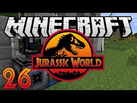 Minecraft: Jurassic World - Ep. 26 - "Turrets!" (Rexxit Modpack)