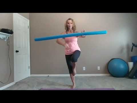 Challenging Pilates Using a Pool Noodle or a PVC Pipe or a Towel 74