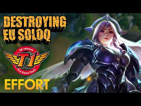 Destroying EU SoloQ: SKT T1 Effort - Leona Support - KDA 3/3/26